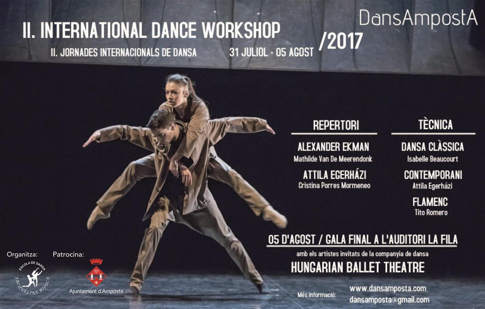 Ajuntament d´Amposta > Comunicació > Amposta presenta el Festival DansAmpostA